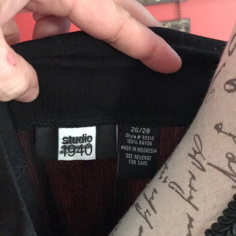 3/$13 Woman’s plus Black long sleeve shirt - Picture 3 of 4